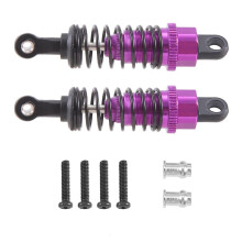 2 Pcs Oil Adjustable 65Mm Damper for Rc Car 1/18 A959 A969 A979 K929 Hpi Hsp Losi ,