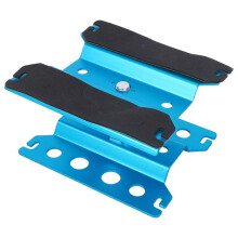Metall RC Auto Arbeitsplatz Arbeiten Stand Reparatur 360 Grad Drehung für 1/8 1/10 1/12 1/16 Modelle, Blau