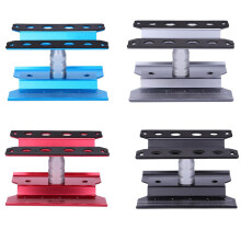 Metal RC Car Workstation Work Stand Repair 360 Degree Rotation for 1/8 1/10 1/12 1/16 Scale Models,Red
