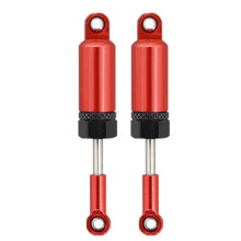 2 StüCk Innenfeder Des Stoß DäMpfers Aus Aluminium Legierung für 1/16 RC Crawler WPL B16 B36 C24 C34 MN D90, Rot