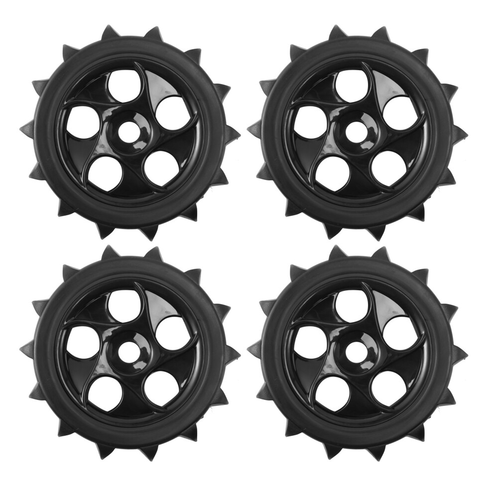 4Pcs Rc 1/8 Paddles Snow Sand Tires Tyres Fit Hpi Aka 1:8 Off-Road Buggy Wheels 1:8 Off-Road Short Card Beach Tire For Rc Car Light 6034189214518