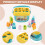 Shape Sorter Baby e Toddler Toy ABC e Shape Pieces Sorting Matching Game Development Development Toy per Children 18 Mesi + 5