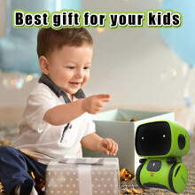 Giocattoli Robot Intelligenti per Bambini, Giocattoli Robot Intelligenti per Bambini con Controllo Vocale e Rilevamento del Contatto, Danza, Canto e