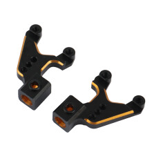 Metall StoßEn DäMpfer BrüCke Hinten StoßEn DäMpfer Halterung für 1/24 RC Crawler Auto Axial SCX24 90081 AXI00001 Upgrade Teile
