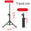 Tabletop Mic Stand, Adjustable Desktop Microphone Stand with 3/8 Inch Threaded for Most Microphone 8