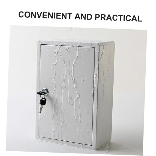 Lockable Parcel Drop Box Wall Mounted Secure Mail and Milk Bottle Holder for Outdoor Home Use 2