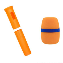 Estojo Protetor Elástico para Microfone Sem Fio, Capa Colorida para Alça, Protetor Anti-Queda para Acessórios de Palco Ktv C