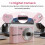 Câmera Digital Retro de 2,4 Polegadas 4K HD Pequena  Câmera CMOS Portátil 50MP  16x Câmera Gravadora de Vídeo Rosa 6