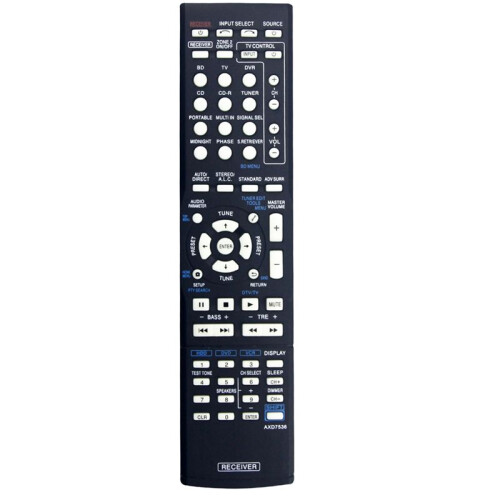 Replace Axd7536 Remote Control for  Av Receiver Axd7517 Axd7621 Axd7501 Vsx-524-K Axd7536