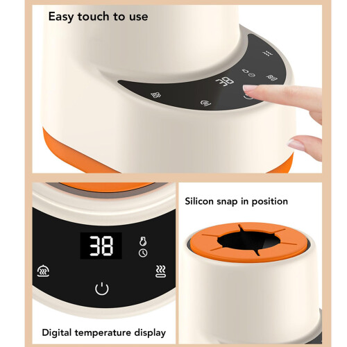 Baby Bottle Warmer with Fast Heating, Temperature Control, Shake and Defrost Modes, US Plug 2
