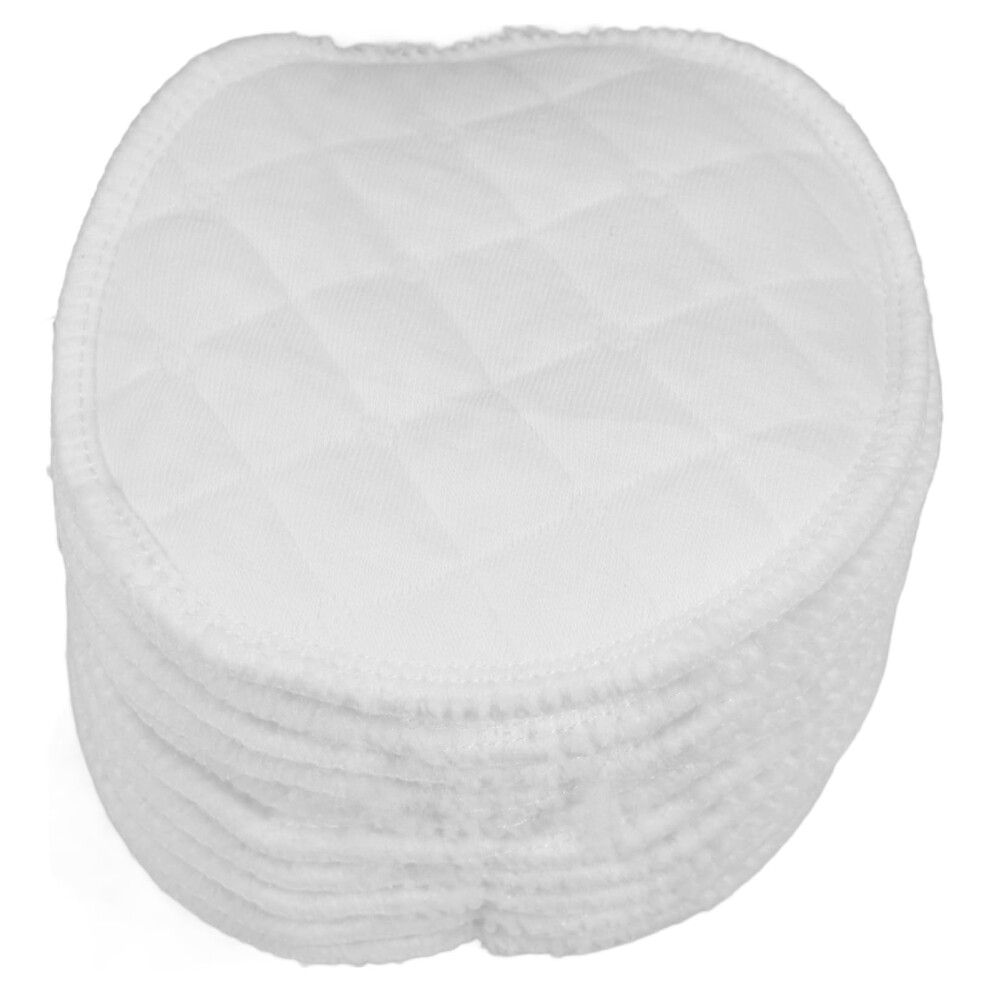 Reusable Nursing Pads Cotton Leakproof Washable Breast Pads for Maternity Comfort 10pcs
