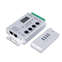 HC008 Programmierbarer LED-Controller 133 Effektmodus RF-Steuerung 2048 LED-Pixel für WS2811 WS2812 RGB-LED-Lichtstreifenband