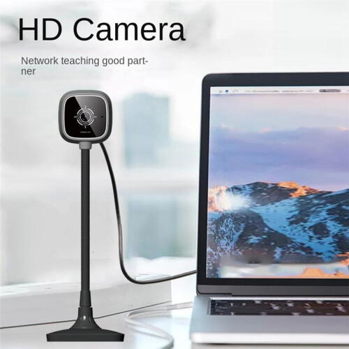 Webcam HD Web Camera Built-in Microphone USB Plug Web Cam for PC Computer Laptop Desktop Free Drive Household Camera 2