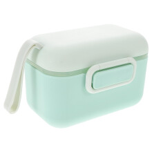 Baby Formula Dispenser with Stackable Compartments, Leakproof Travel Milk Powder Container with Handle