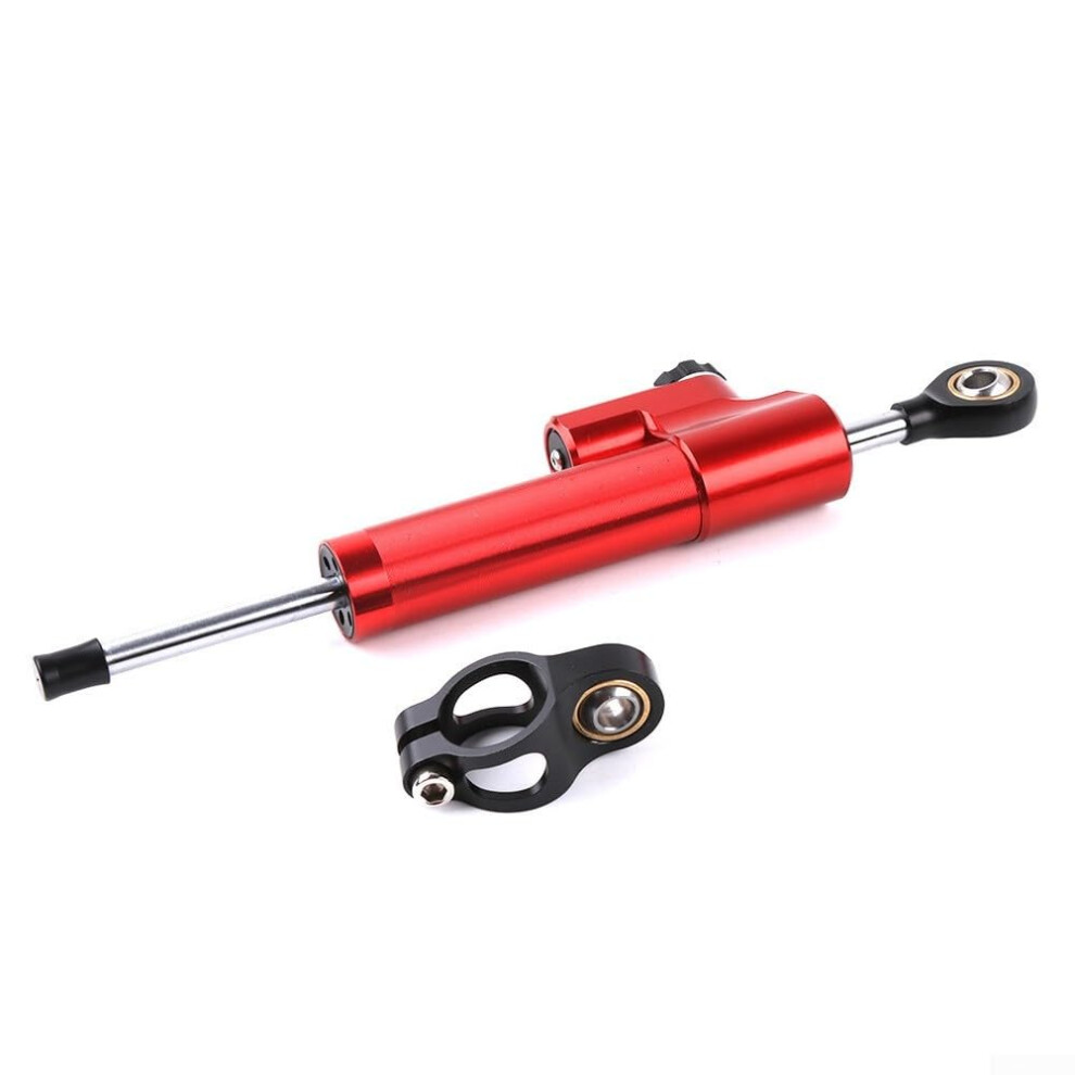 Motorcycle Steering Damper Bracket Mount 256Mm Â Uce Wobble And Enhance Riding Stability Red 9771547147541