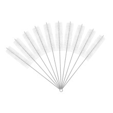 10Piece Baby Bottle and Straw Cleaning Brush Set with Flexible Bristles for Deep Narrow Cleaning