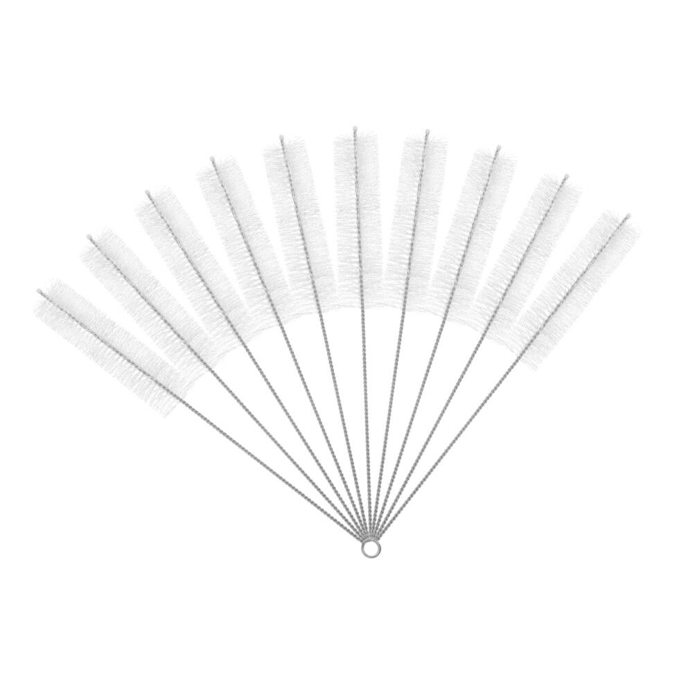 10Piece Baby Bottle and Straw Cleaning Brush Set with Flexible Bristles for Deep Narrow Cleaning