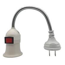 E27 US-Stecker-Lampensockel-Umwandlung, LED-Lichtwand, Flexibler Lampenfassungskonverter mit Schalter, LED-Kopflampenfassung