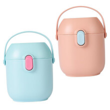 Baby Milk Powder Dispenser Double Layer LeakResistant ColorCoded with Spoon for Travel