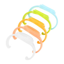 Soft Silicone Baby Bottle Handles for Wide Neck, Ergonomic Grip, Universal Fit, 5pcs Set
