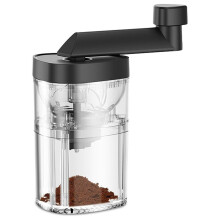 Manuell Kaffekvarn, Konkvarn LäMplig för KaffeböNor och Kryddor, Justerbar Espressokvarn 25G BehåLlare