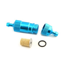 D4.5XD3XL51mm High Precision Fuel Filter 3mm RC Fuel Tank Accessories for Gasoline Aircraft Airplane Car, Red