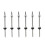 25cm Solar Hanger Bolts Solar Panel Roof Mounting Screws M10 Solar PV Panel Mounting Bracket for Fixing Solar Panel 6Pc 1