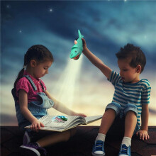 Taschenlampenprojektor, Diaprojektor-Taschenlampe, Diaprojektor-Taschenlampe, Hai-Projektor-Taschenlampen für Kinder, Rosa
