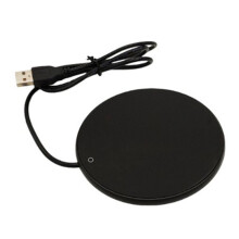 Coffee Cup Heating Glass, USB Heating Bearing Electric Heating Milk Thermostatic Water for 5V Office Desk House