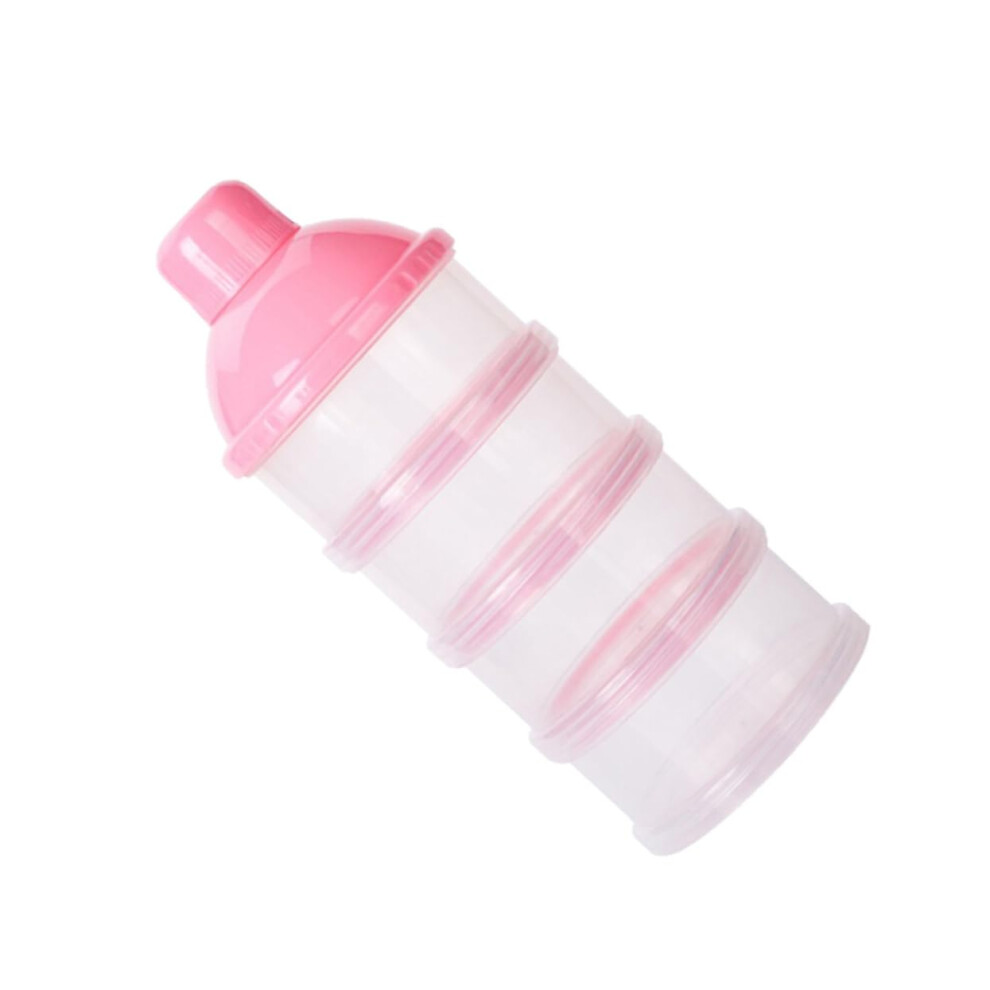 Baby Formula Dispenser with Premeasured Portion Storage, Stackable Milk Powder Container for Travel
