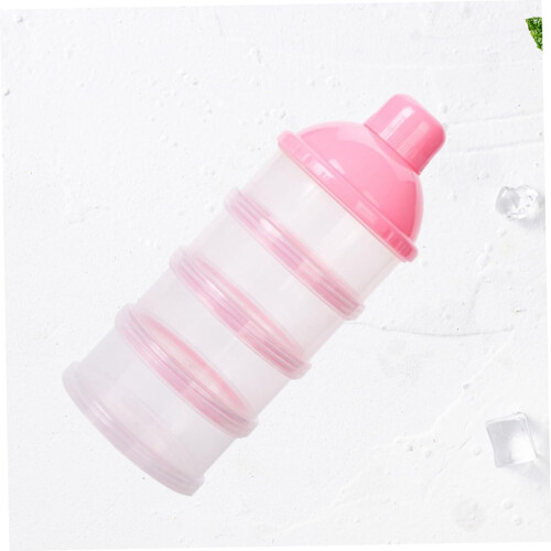 Baby Formula Dispenser with Premeasured Portion Storage, Stackable Milk Powder Container for Travel 2