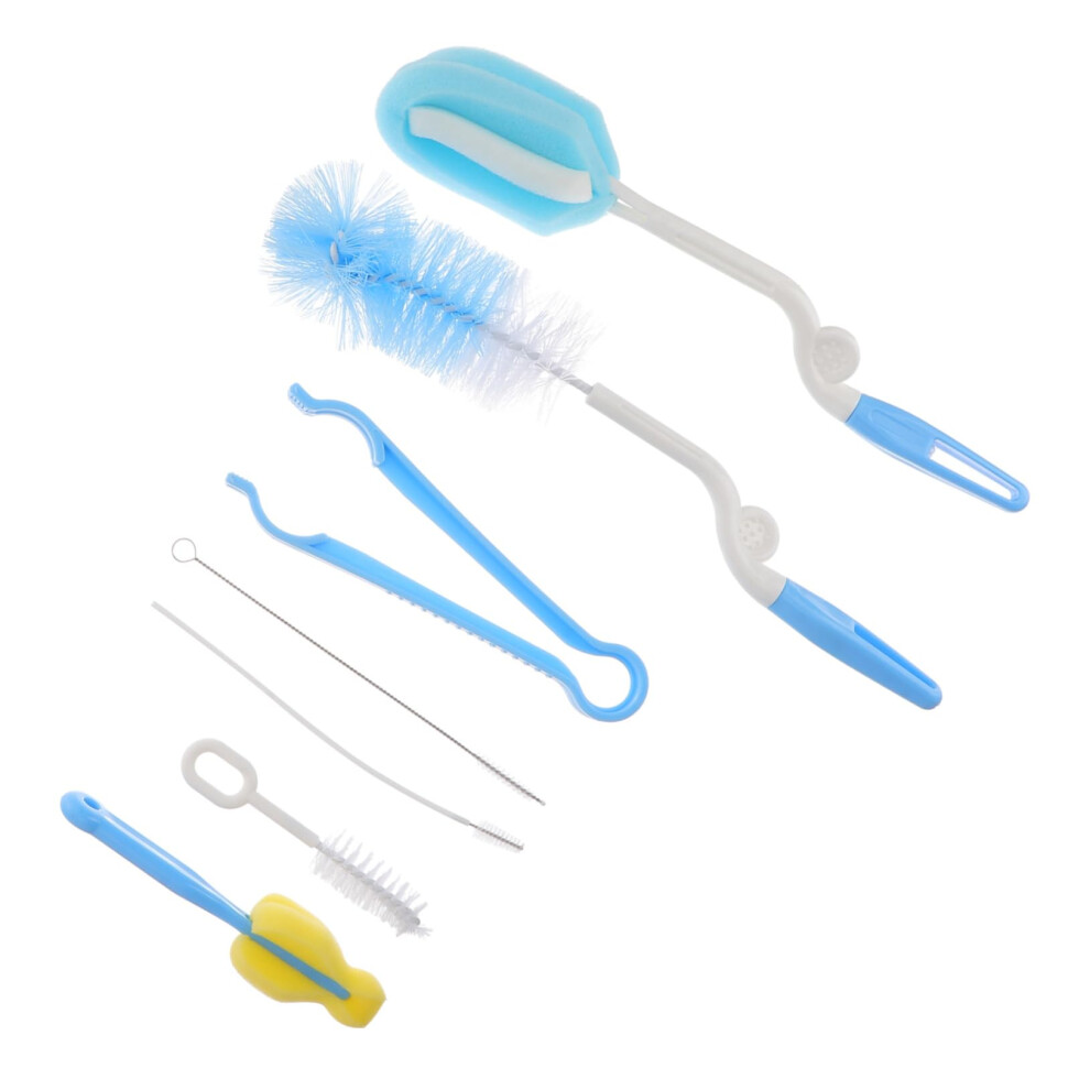 Bottle Cleaning Brush and Straw Cleaner Set with Flexible Nylon Bristles, Reusable Easy Clean Design
