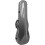 Carbon Fiber 4/4 Violin Case Triangle Shape with Hygrometer and Backpack Straps White 3
