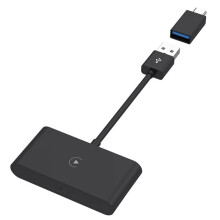 2 in 1 Wireless CarPlay Android Auto Adapter Carplay AI Box Auto Connect Wireless CarPlay Adapter for Wired CarPlay Cars