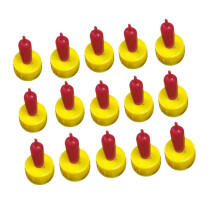 15x Lamb Feeding Nipple with Valve for Goat Kid, Natural Shape, Stable Milk Flow, Wide Bottle Fit