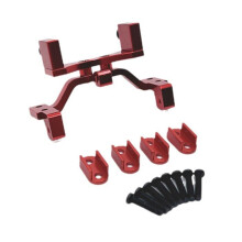 Stuurinrichting Vaste Basisset voor WPL 1/10 C74 1/16 Volledig Bereik Afstandsbediening Auto Metalen Upgrade Veersluiting Rood