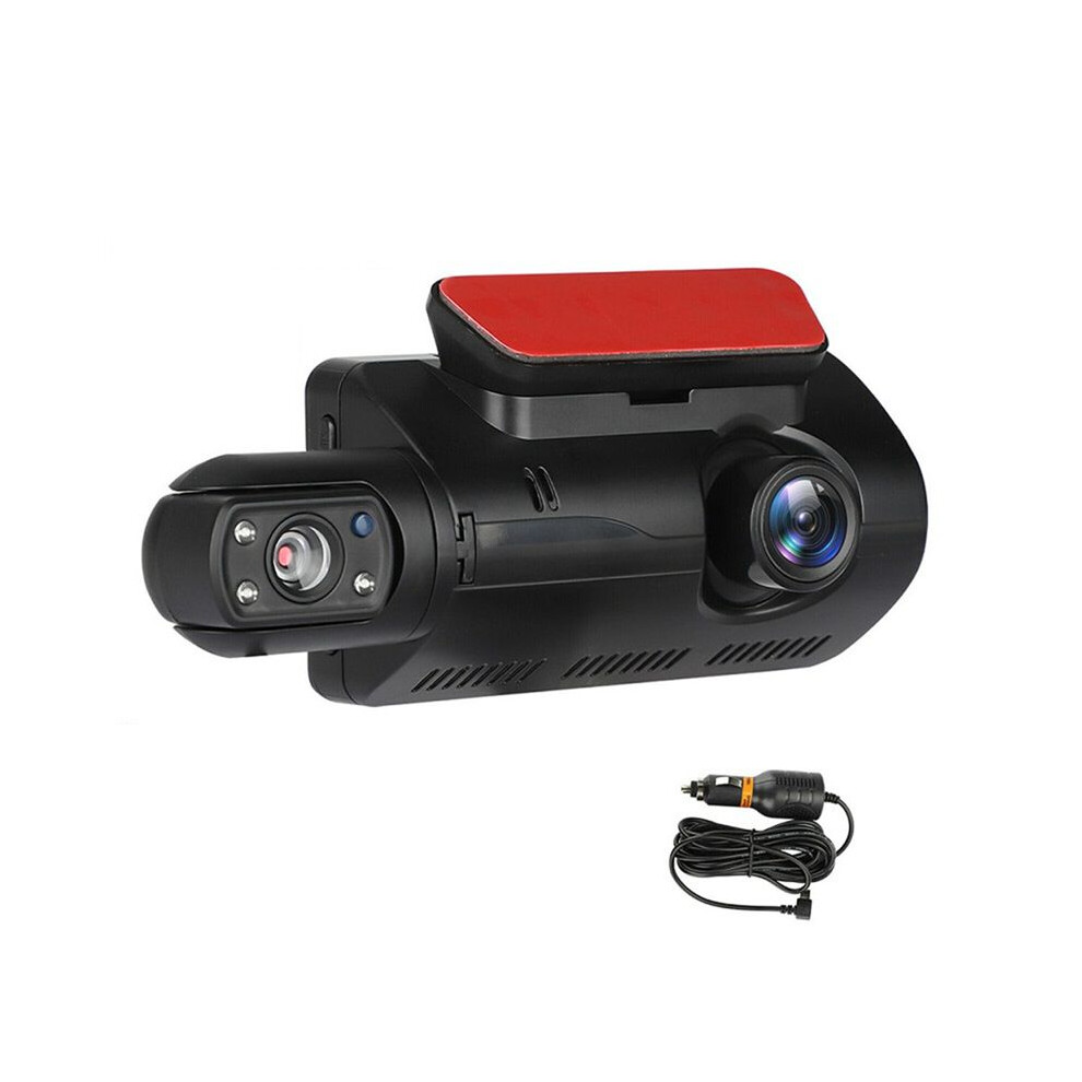 Dual Dash Cam Front And Inside 1440P+1080P Car Box Dash Camera 3 Inch Ips Camera Recorder Night Vision Black 4712680561714