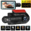 Dual Dash Cam Front and Inside 1440P+1080P Car Black Box Dash Camera 3 Inch IPS Camera Recorder Night Vision 3