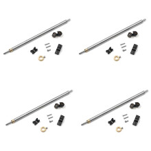4X FT011-12 Steel Tube Pipe Assembly Metal Shaft Spare Parts Component for Feilun FT011 RC Boat Speedboat Accessories