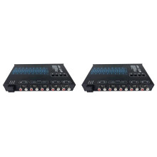 2X Auto Square 9 Band Graphic Equalizer Digital Car Audio ADL-EQ9 Full Series Car Amplifier Equalizer+Adjustable Filter