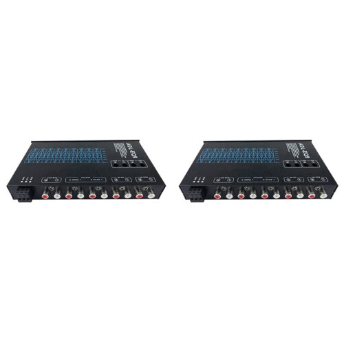 2X Auto Square 9 Band Graphic Equalizer Digital Car Audio ADL-EQ9 Full Series Car Amplifier Equalizer+Adjustable Filter