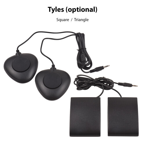 Foldable Electronic Keyboard Pedal Dual 3.5mm Input Anti-slip Compact & Silent 2