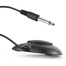 6,35 mm Sustain-Pedal, schwarz, 1,6 m, Quadrat 96,53 cm