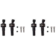 4 Stück Metall-Vorderachse Universal-CVD-Antriebswelle 5 mm Sechskant für WPL C14 C24 B14 B24 B36 MN D90 MN99S RC-Car-Upgrade-Teile