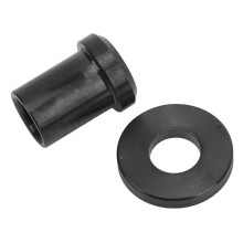 Titanium Alloy M6x10mm C Brake Caliper Nuts, Black, Lightweight Road Bike Fixings