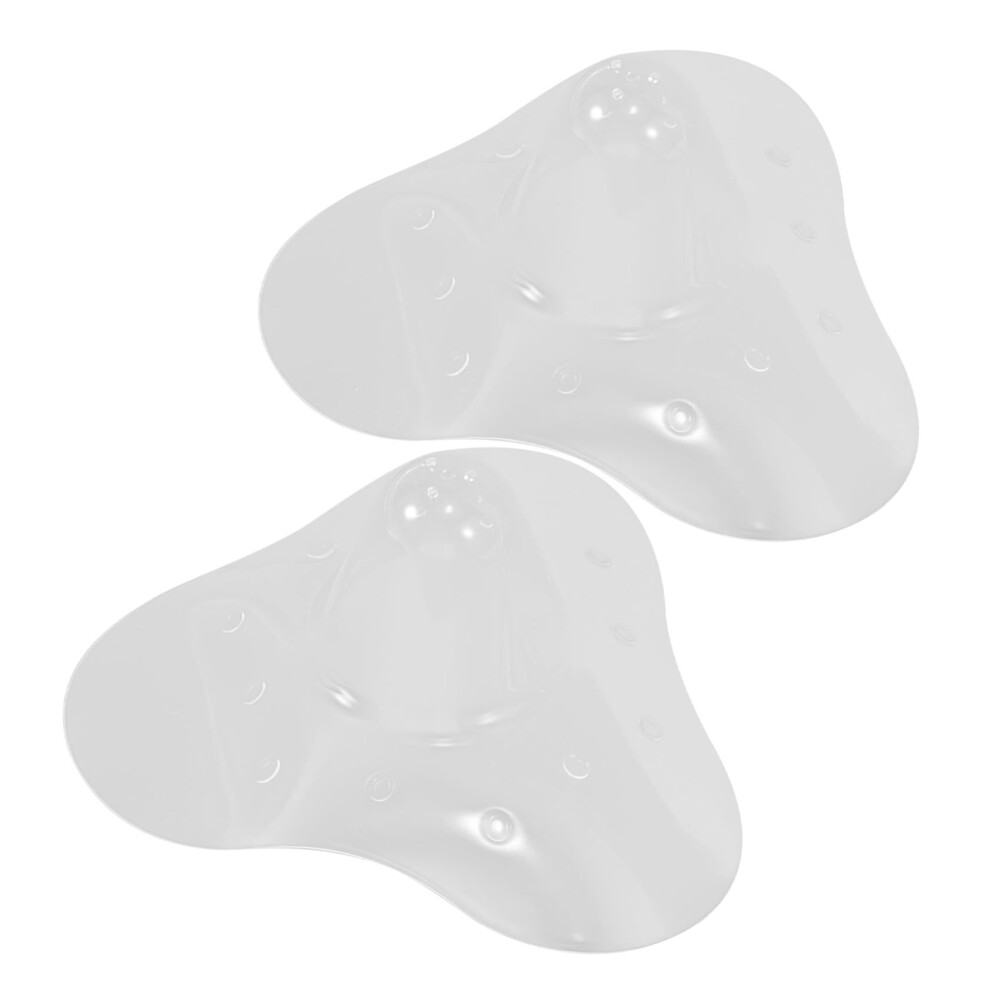 Breast Shells Silicone Milk Collector with Breathable Ventilation Clear Reusable Leak Protection