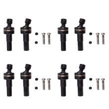 8 Stuks Metalen Vooras Universele CVD Aandrijfas 5mm Hex voor WPL C14 C24 B14 B24 B36 MN D90 MN99S RC Auto Upgrade Onderdelen