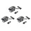 3X AFRC D3530HBM-X Programmable Brushless  Servo Magnectic Sensor Waterproof Steering Gear B 1