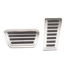 für Ram 1500 2019 2020 2021 ZubehöR Pedal Abdeckung, Gas Bremse Gas Pedal Fuß Pedal Auflage Rutschfeste Aluminium Legierung