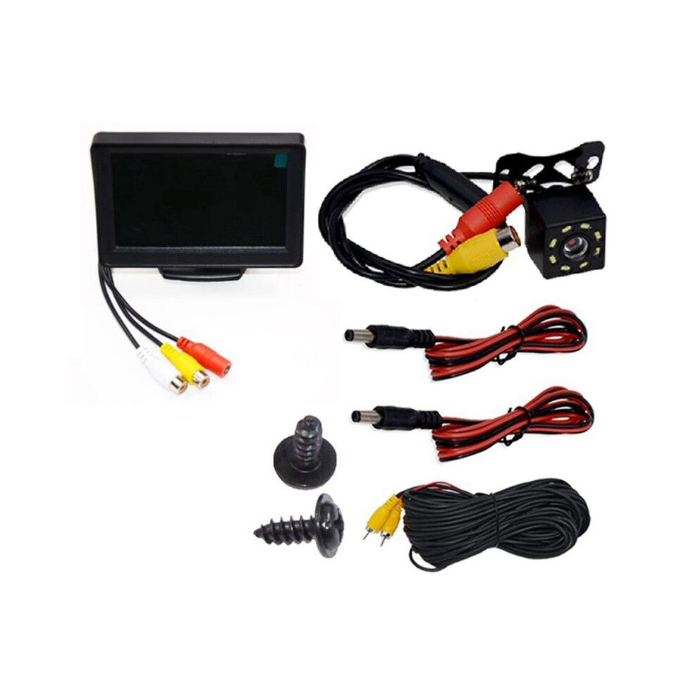 Rear View Camera Wide Degree 4.3Inch Tft Lcd Display Or Monitor Waterproof Night Vision Reversing Backup, Monitor Camera 6031762692664